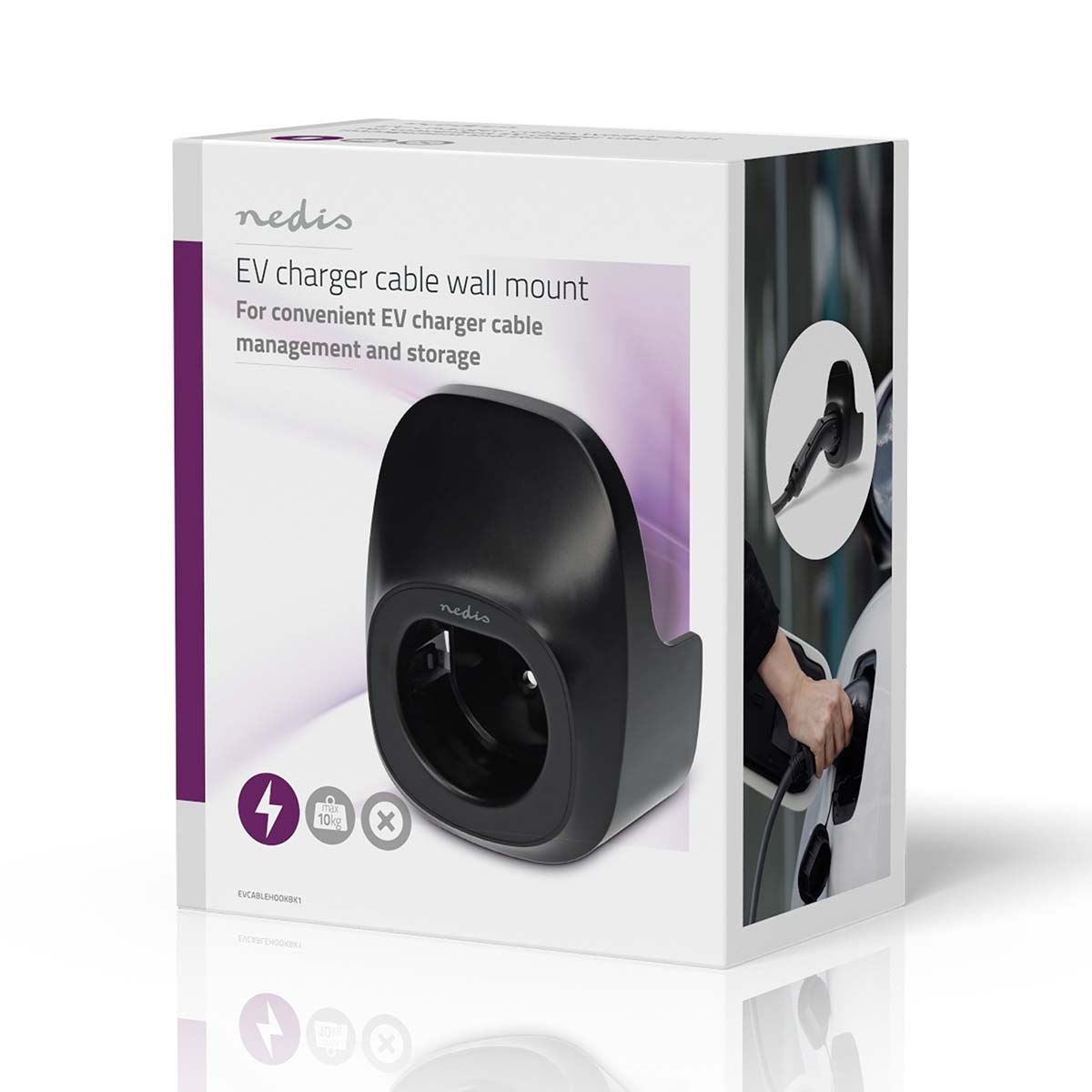 Nedis EV Charger cable wall mount