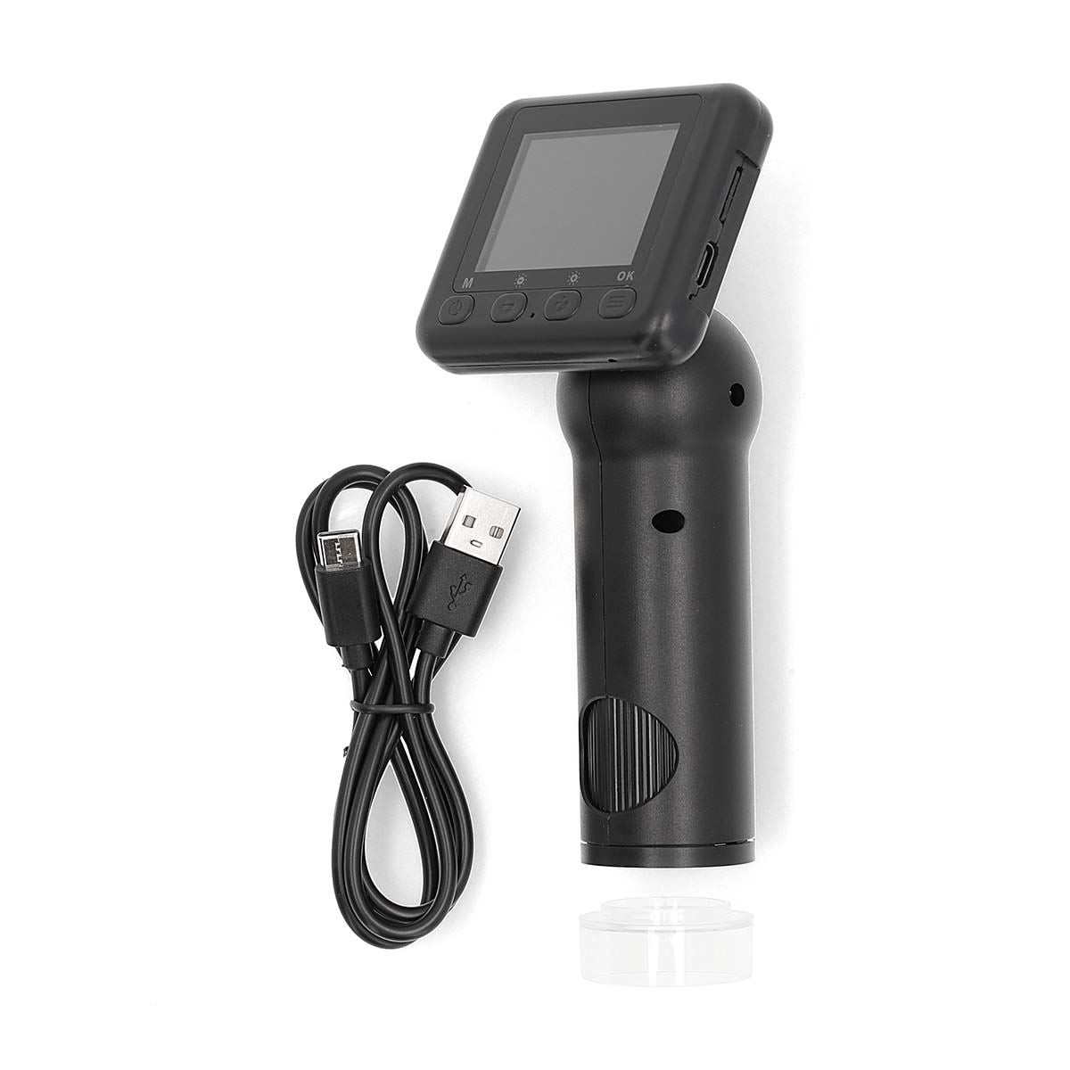 Nedis Microscope Camera | Maximum battery play time: 5 hrs | Built-in microphone | 1080P | up to 48MP | 2”Inch Screen | Black