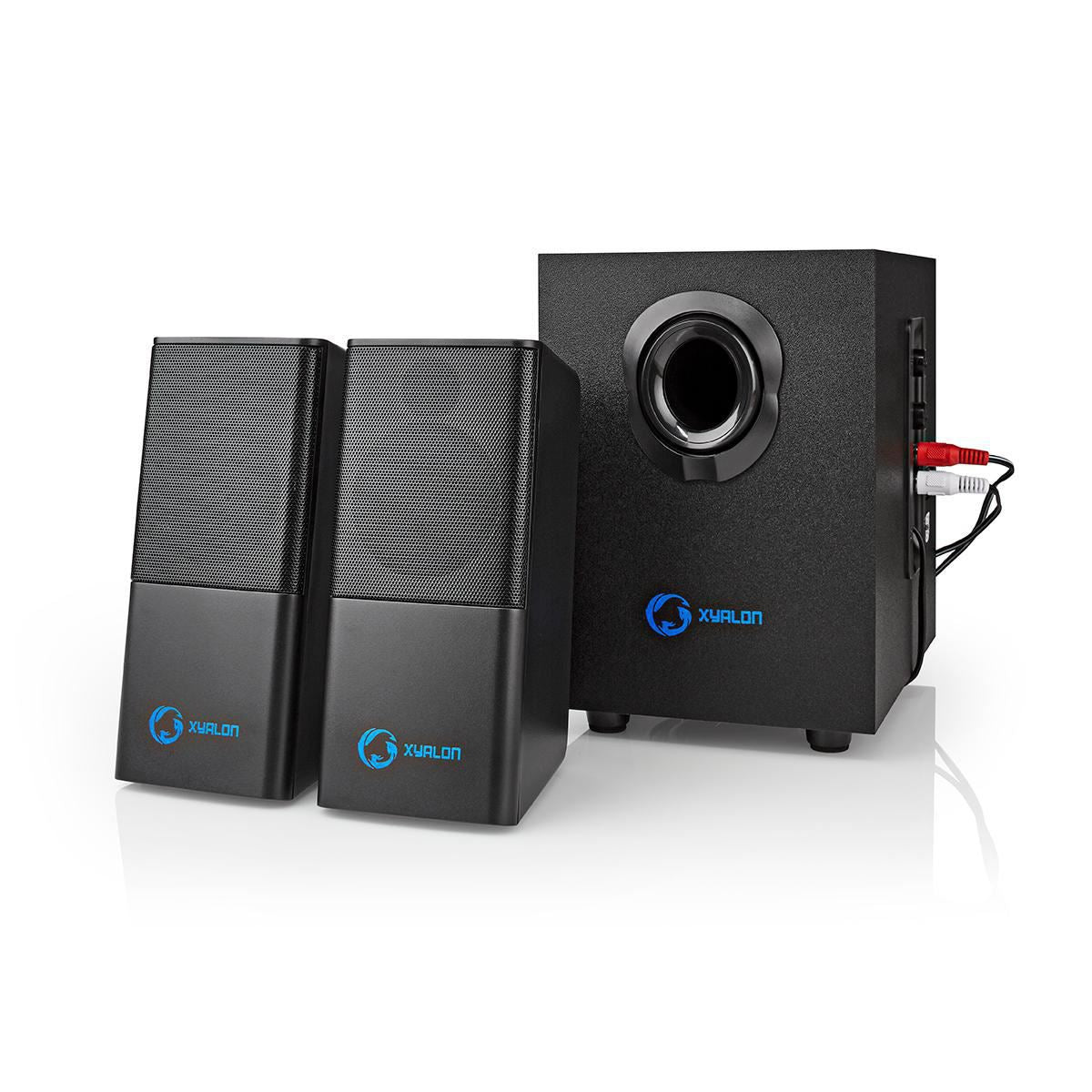Nedis Gaming Speaker | Speaker channels: 2.1 | USB Powered | 3.5 mm Male | 30 W | Without Lighting | Volume control