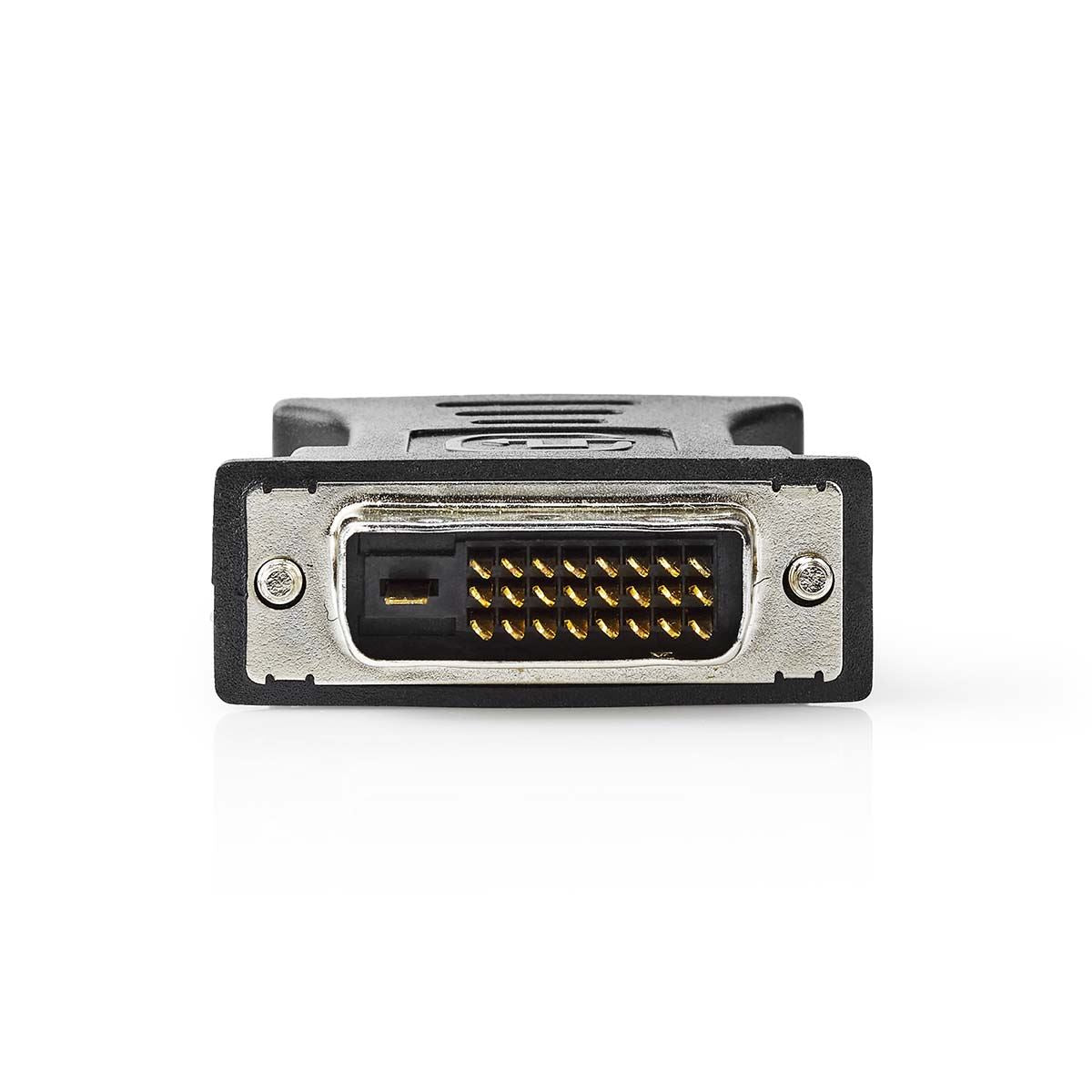 Nedis DVI Adapter | DVI-I 24+5-Pin Male | VGA Female | Nickel Plated | Straight | PVC | Black | Box