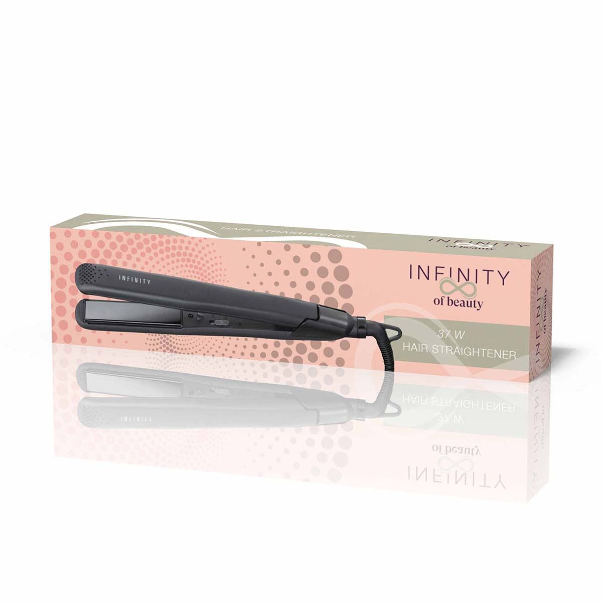 MELISSA Hair Ceramic Straightener 37W - Black