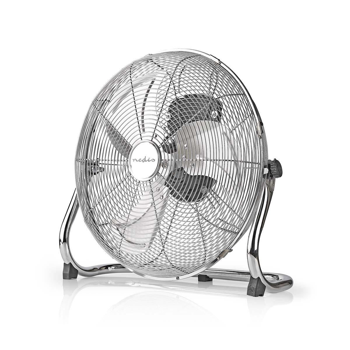 Nedis Floor Fan | 400 mm | 3-Speed | Tiltable | Metal