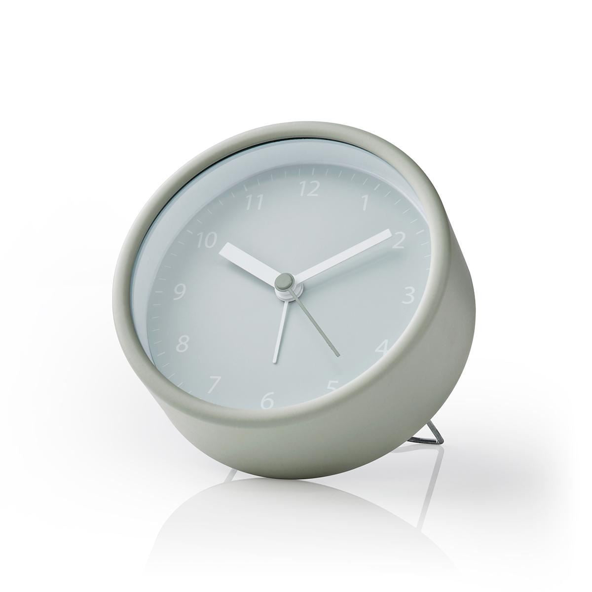 Nedis Analogue Desk Alarm Clock | Snooze function | Green