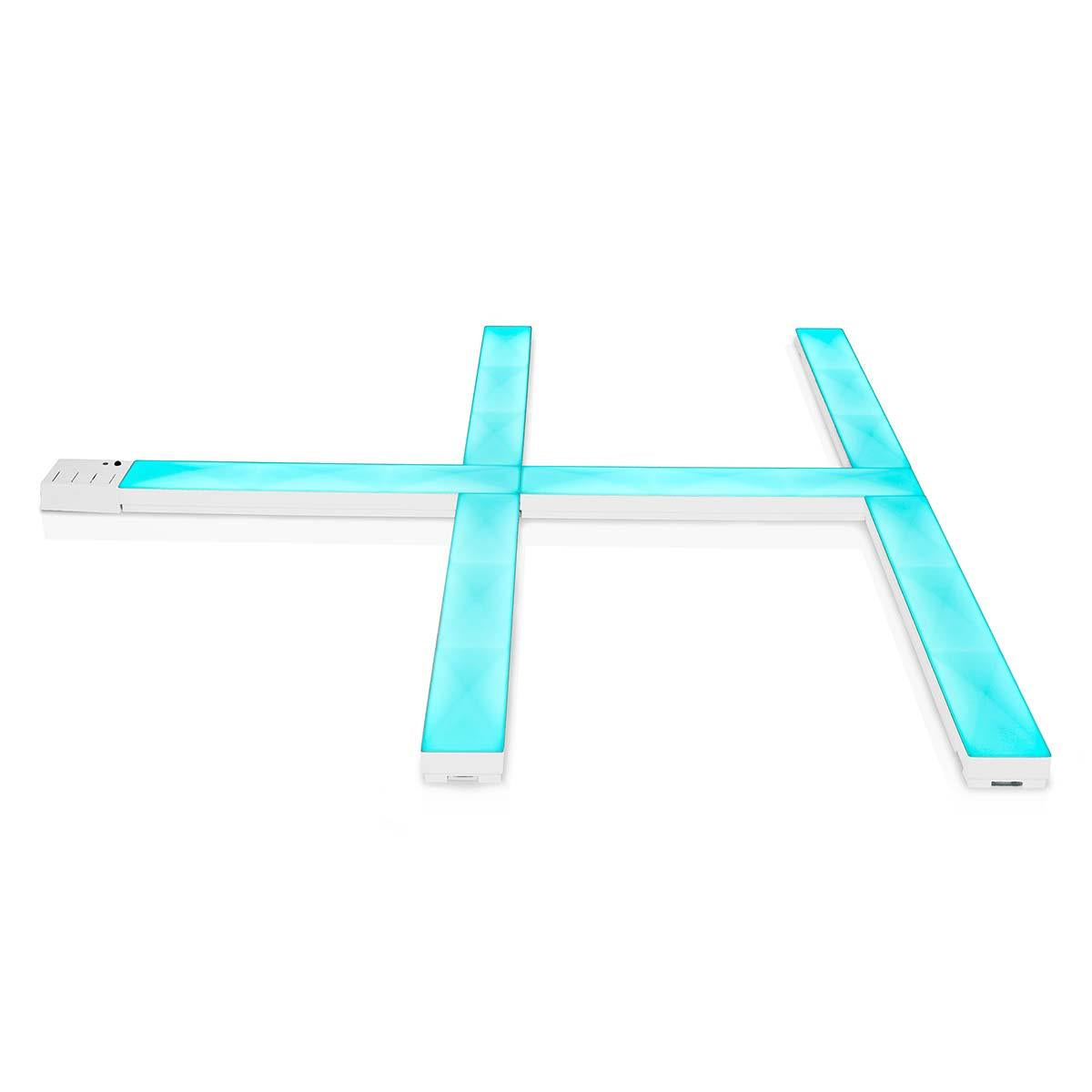 Nedis SmartLife Decorative Lights | Wall Bar | Wi-Fi | RGBIC / Warm White | Android™