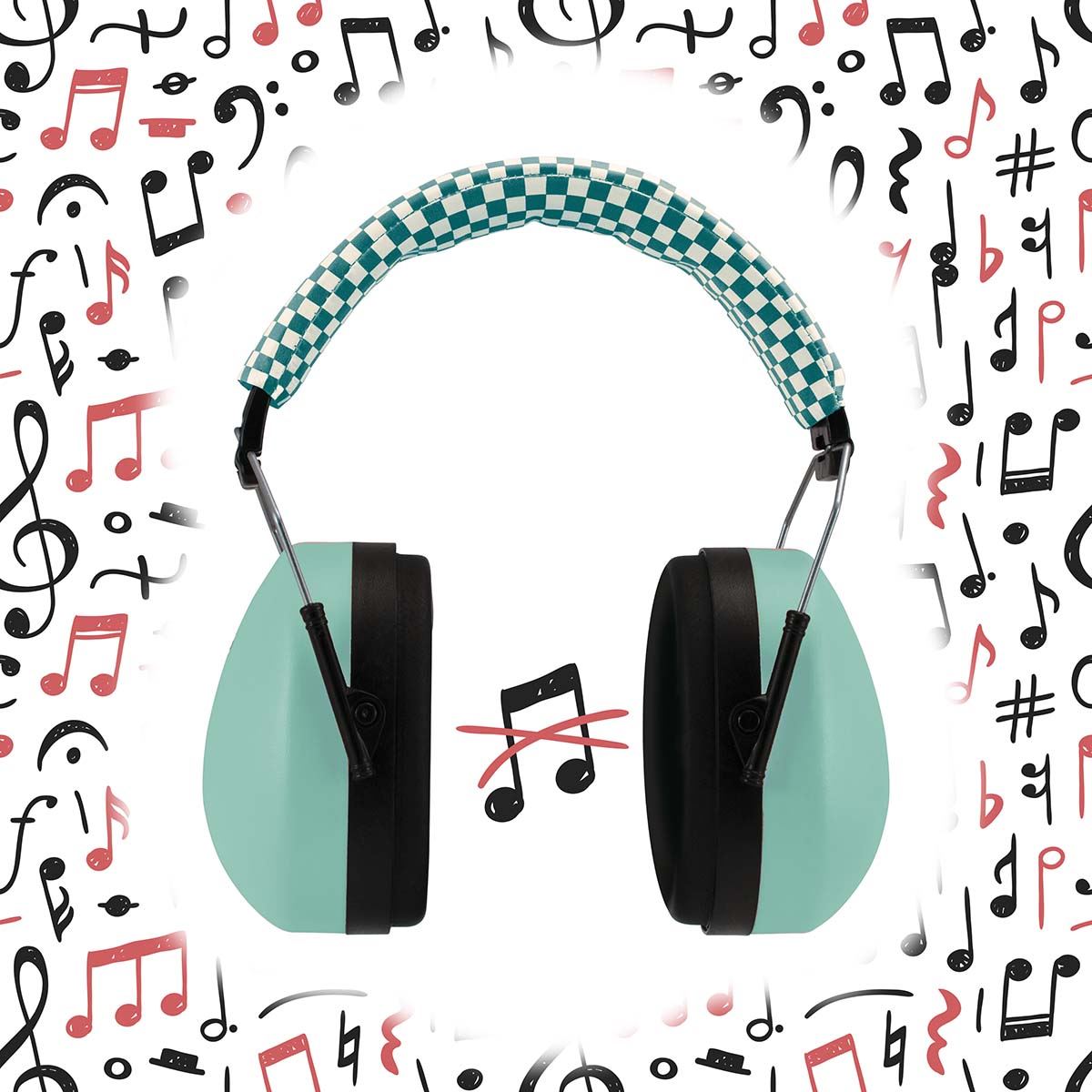 Alecto Earmuff Noise Suppressors | Sensory Overload Protection | for kids Green