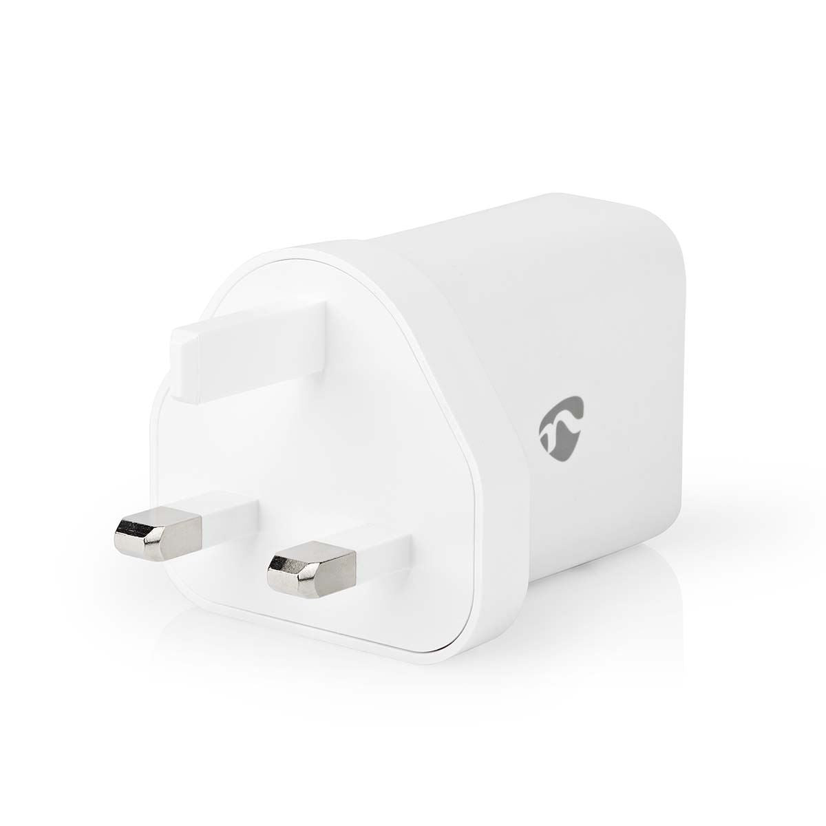 Nedis Wall Charger | 20 W | Quick charge feature | 1.67 / 2.22 / 3.0 A | Number of outputs: 1 | USB-C™ | Automatic Voltage Selection | White