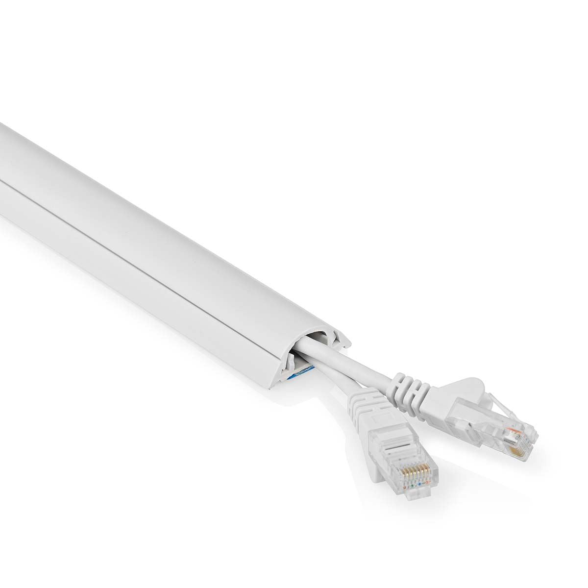 Nedis Cable Management | Duct | 1 pcs | Maximum cable thickness: 12 mm | PVC | White