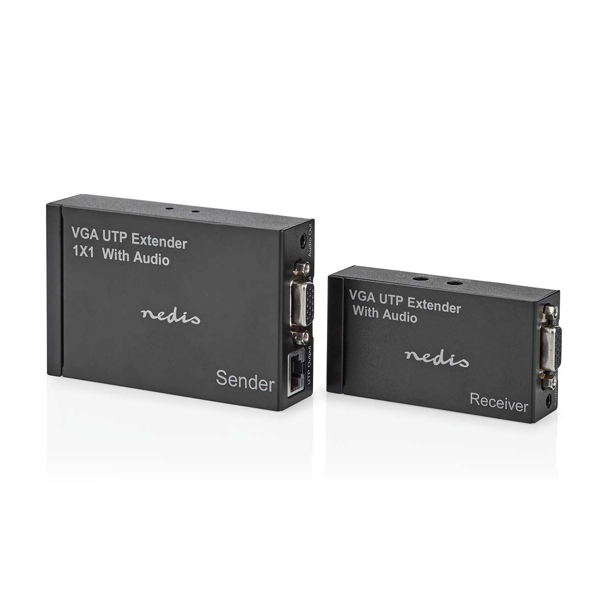 Nedis VGA Extender | VGA / Audio | Distance up to: 300 m | Cat5e / Cat6 | 1920x1200 | Type C (CEE 7/16)