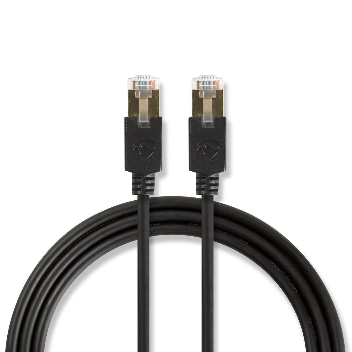 Nedis CAT6 Network Cable | RJ45 Male | RJ45 Male | F/UTP | 1.00 m | Round | LSZH / PVC | Anthracite | Box