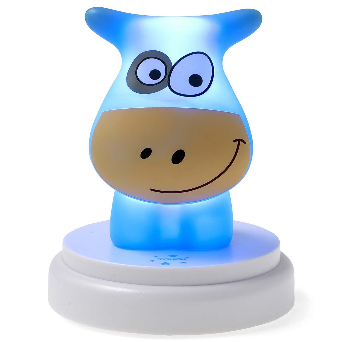 Alecto NAUGHTY COW LED Childrens Bedroom Night Light | Blue
