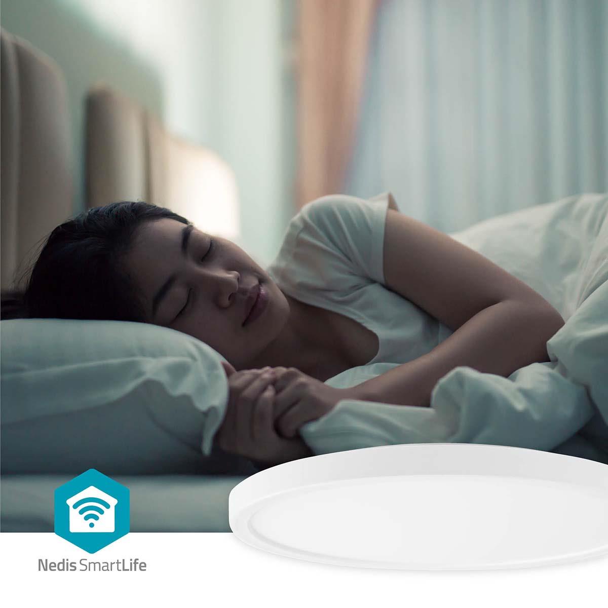 Nedis SmartLife Ceiling Light | Wi-Fi | RGB / Warm to Cool White | Round | Diameter: 290 mm | 1800 lm | 2700 - 6500 K | IP20 | Energy class: F | Android™ / IOS