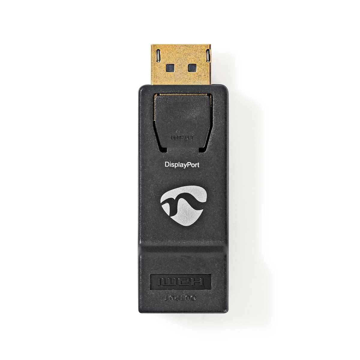 Nedis DisplayPort Adapter | DisplayPort Male | HDMI™ Output | 4K@30Hz | Gold Plated | Straight | Round | ABS | ABS | Anthracite | Box