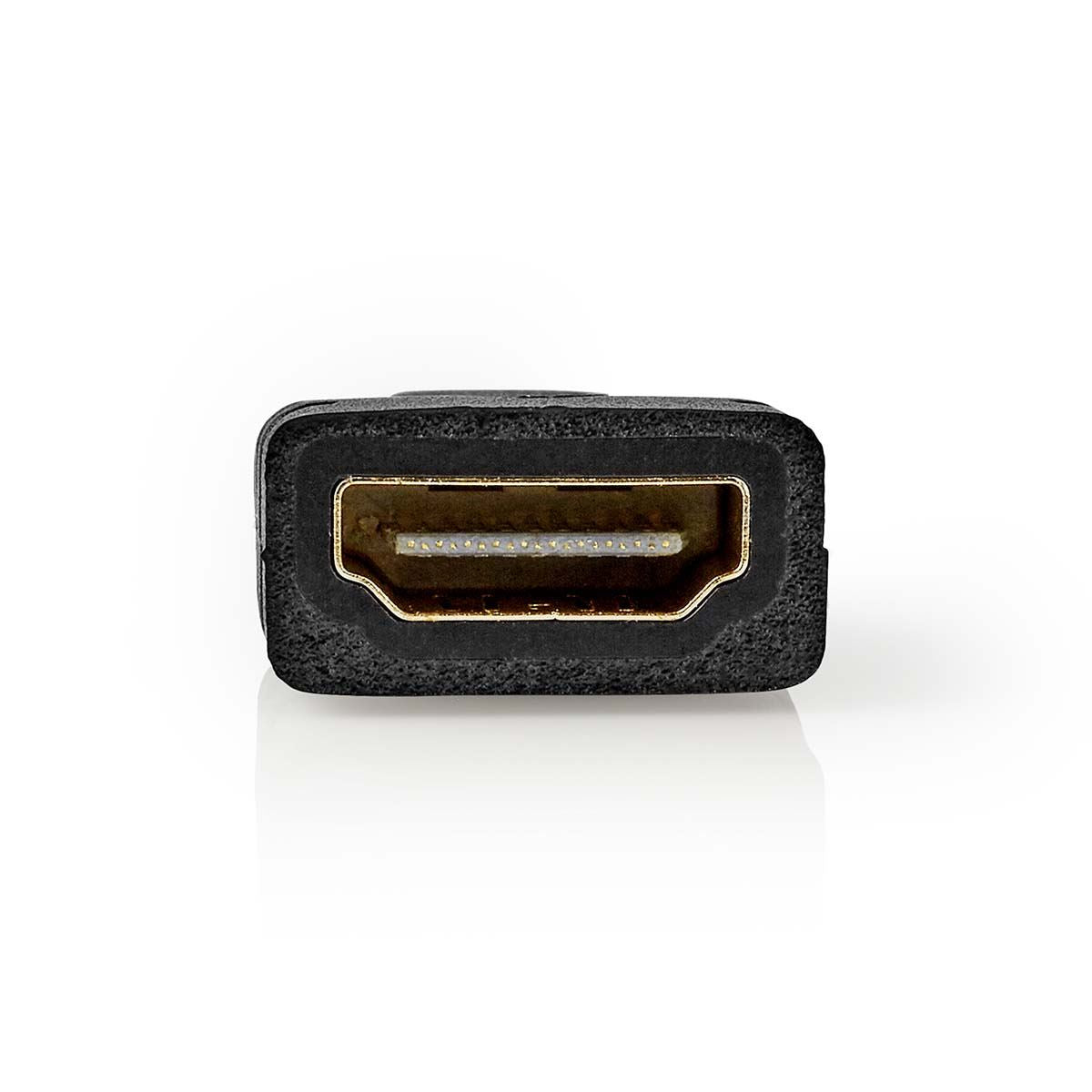 Nedis HDMI™ Adapter | HDMI™ Micro Connector | HDMI™ Output | Gold Plated | Straight | ABS | Black | 1 pcs | Box