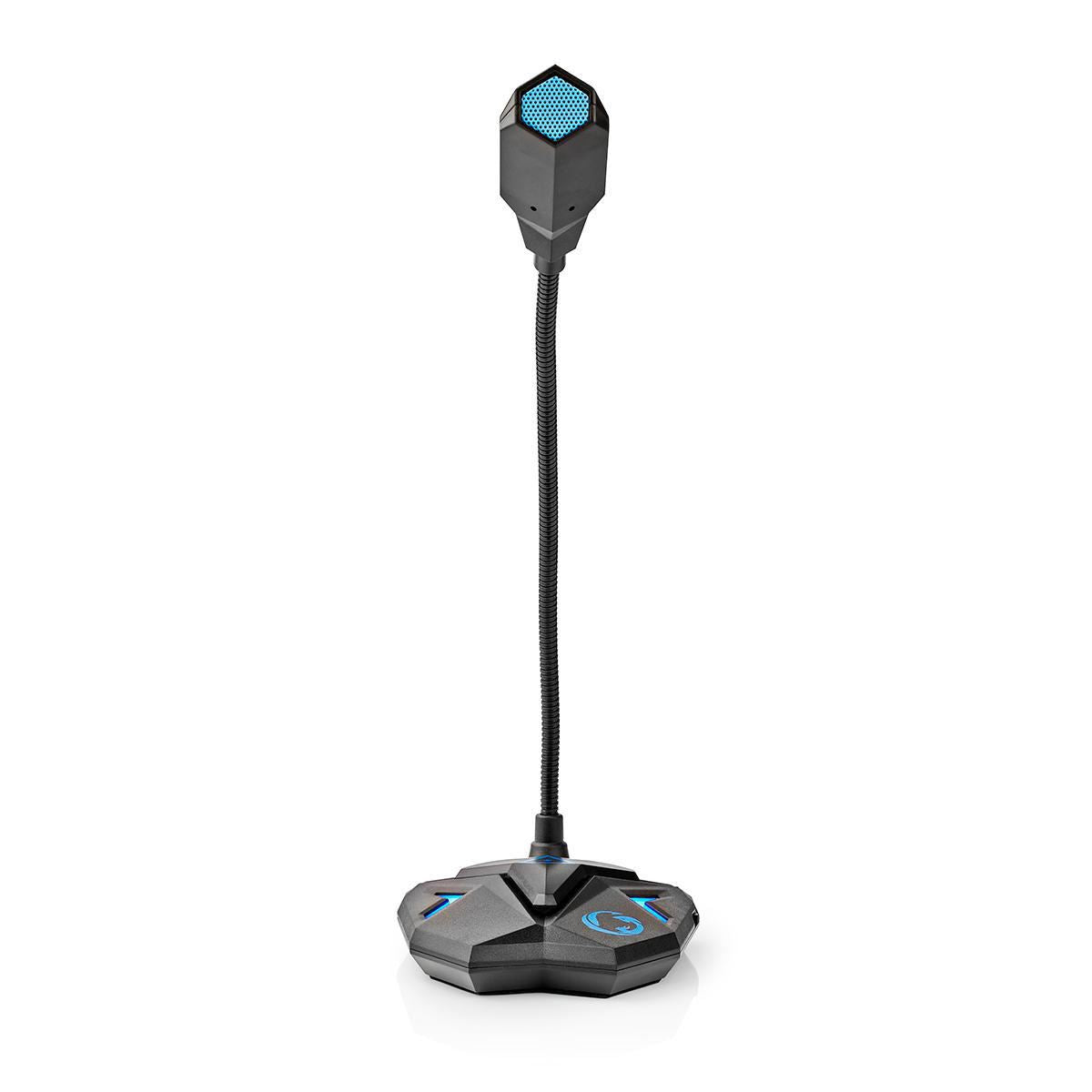 Nedis Streaming & Gaming Microphone | Used for: Desktop / Notebook | USB | Connection output: 1x 3.5 mm Audio Out | On/Off switch | Headphone output