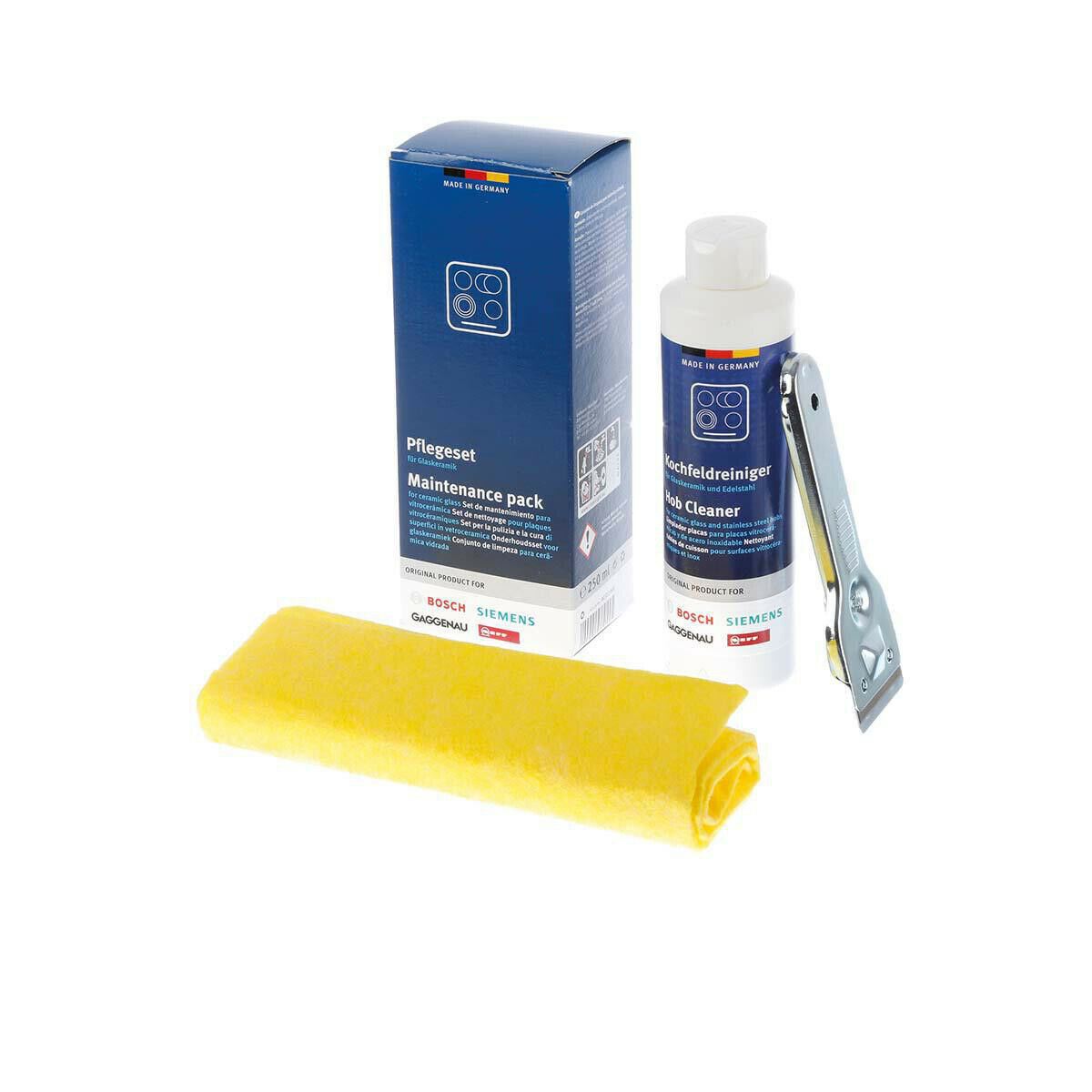 Bosch Maintenance set for glass ceramic hobs