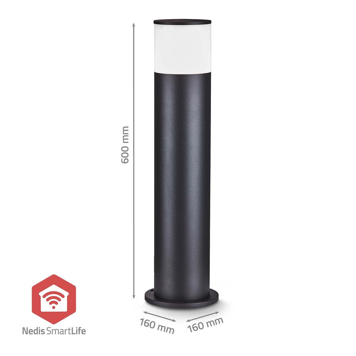 Nedis Smartlife Outdoor Light | 360 lm | Zigbee 3.0 | 10 + 4 W | RGB / Warm White | 2700 K | Aluminium | Android™ / IOS