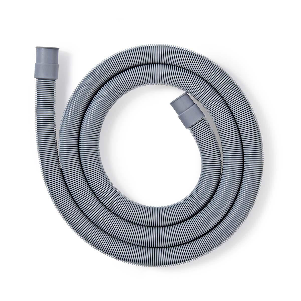 Nedis Outlet Hose | 21 mm | 19 mm | 1.5 Bar | 90 °C | 2.50 m | Application: Dish / Washing Machine | Grey