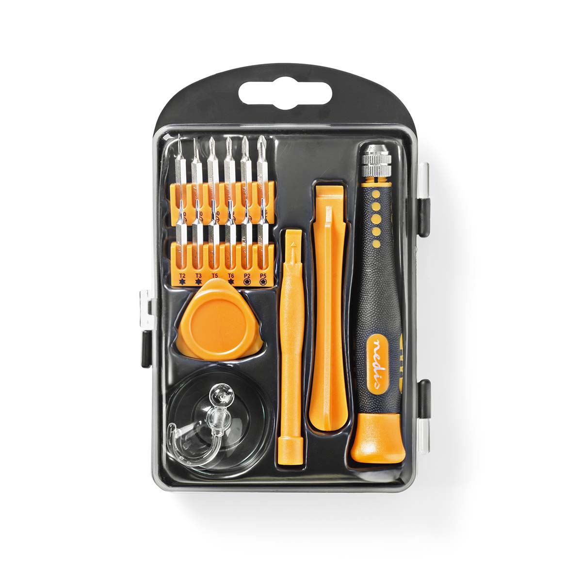 Nedis Phone/tablet repair set | 17-in-1 | PC / Smartphone / Tablet | Philips bits | Slotted bits | Pentalobe bits | Tri-wing bits