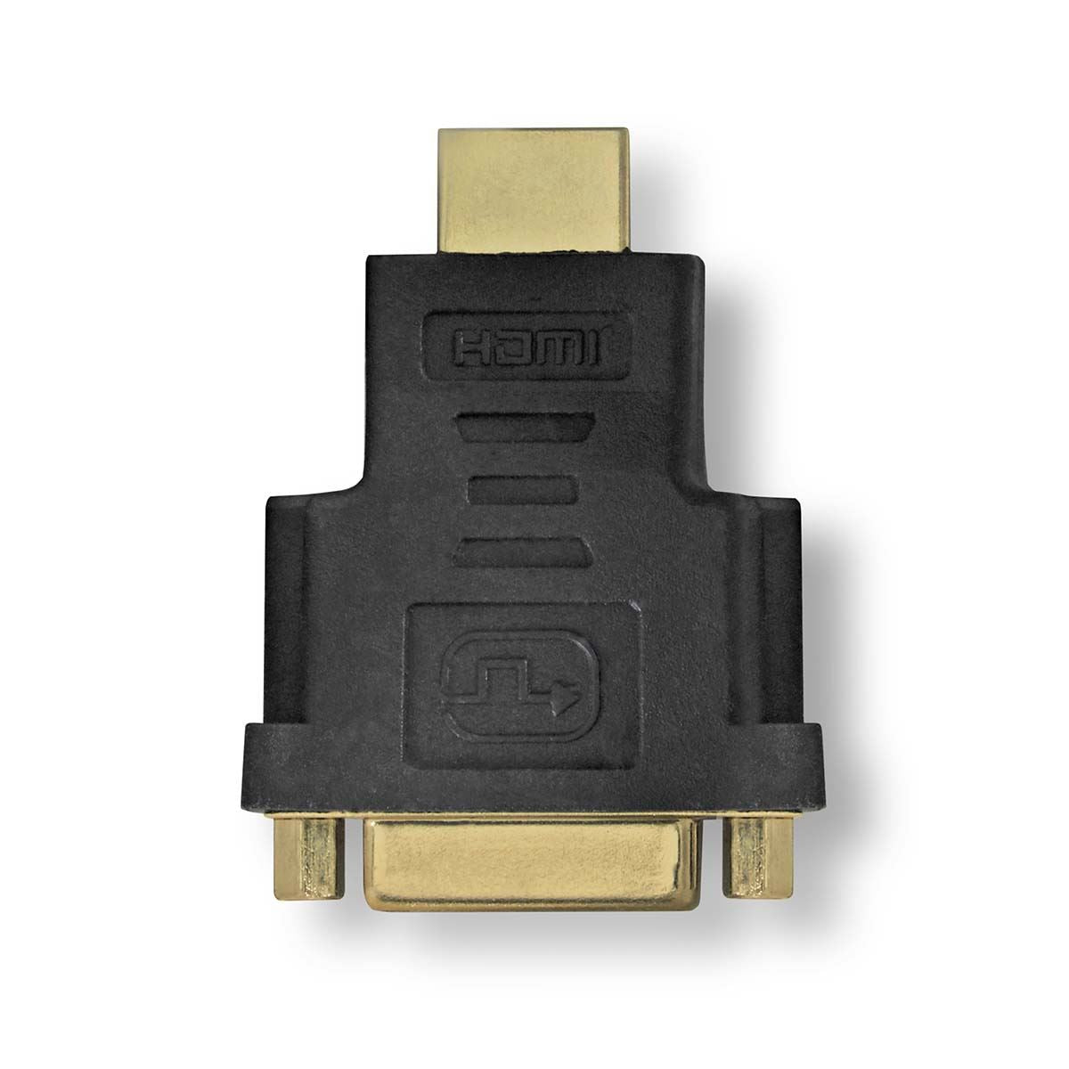 Nedis HDMI™ Adapter | HDMI™ Connector | DVI-D 24+1-Pin Female | Gold Plated | Straight | ABS | Anthracite | 1 pcs | Box