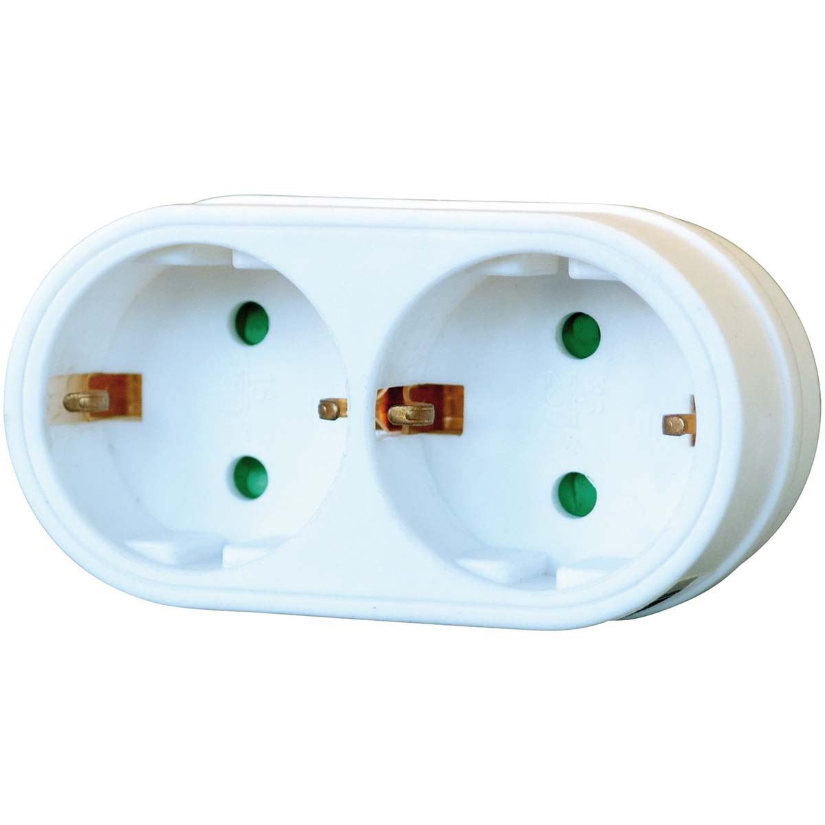 Brennenstuhl Power Socket Splitter | Type F (CEE 7/7) | 250 V AC 50 Hz | Type F (CEE 7/7) | 250 V AC 50/60 Hz | Earthed | White