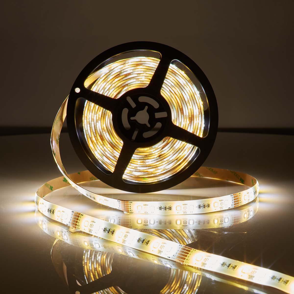 Nedis SmartLife LED Strip | Wi-Fi | Cool White / RGB / Warm White | SMD | 5.00 m | IP44 | 2700 - 6500 K | 960 lm | Android™ / IOS