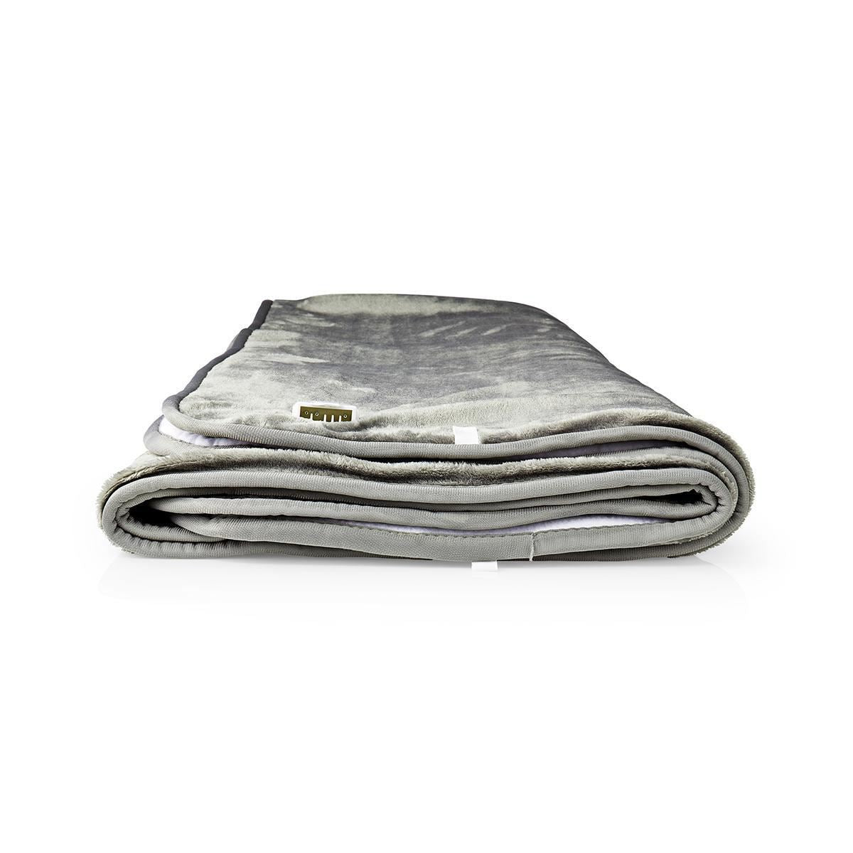 Nedis Electric Blanket | Underblanket | 2 Persons | 160 x 140 cm | 9 Heat Settings | Washable | Overheating protection | Digital control | Fleece / Polyester