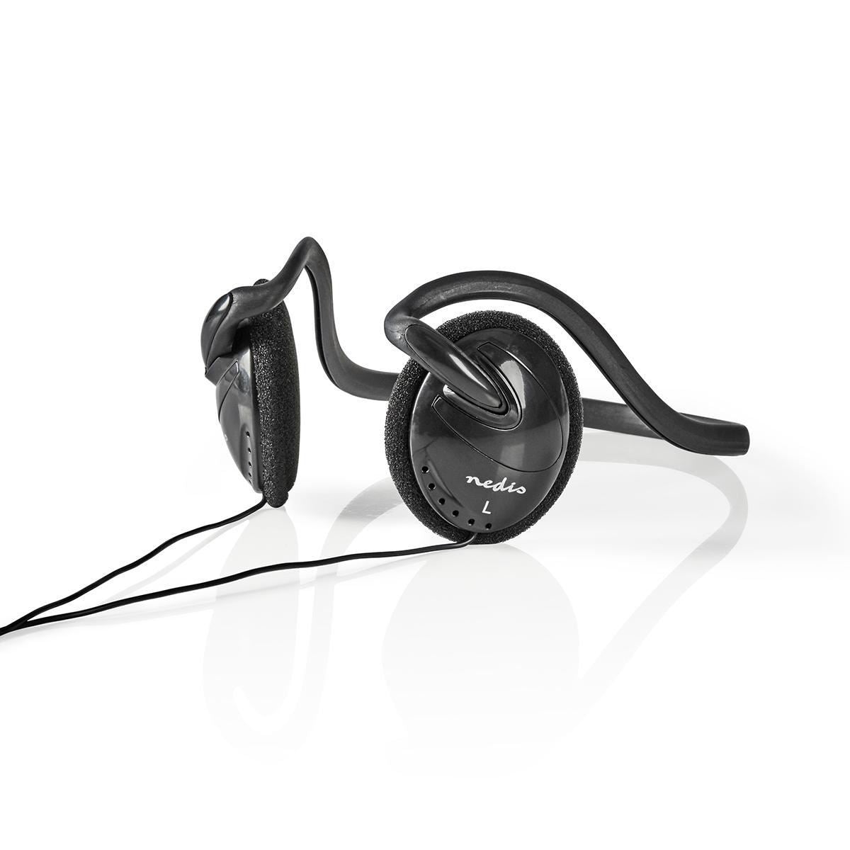 Nedis On-Ear Wired Headphones | 3.5 mm | Cable length: 2.10 m | Black