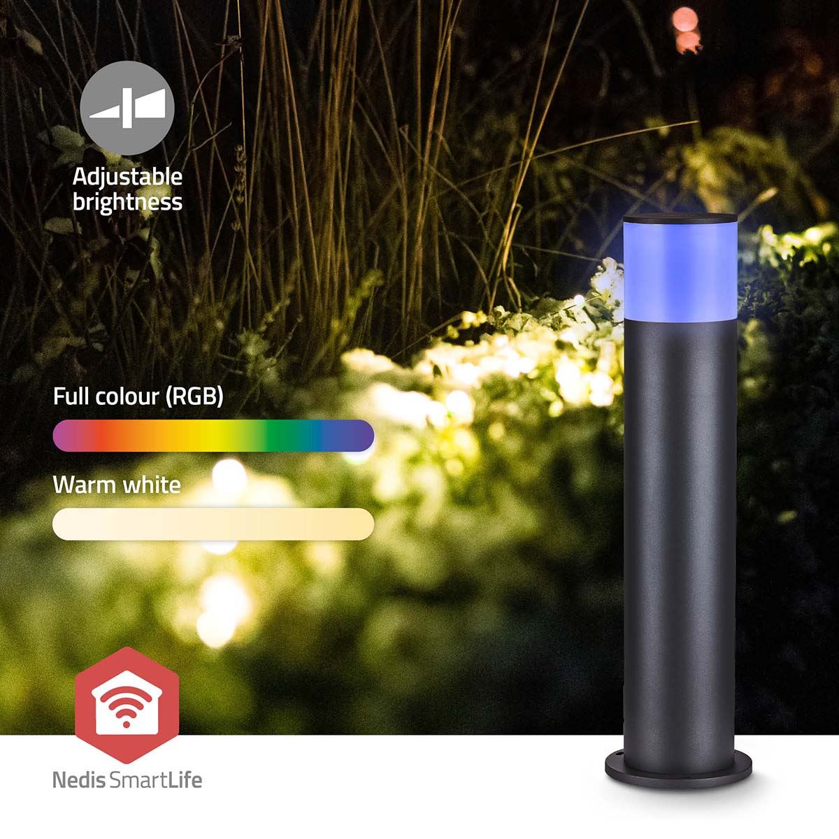 Nedis Smartlife Outdoor Light | 360 lm | Zigbee 3.0 | 10 + 4 W | RGB / Warm White | 2700 K | Aluminium | Android™ / IOS
