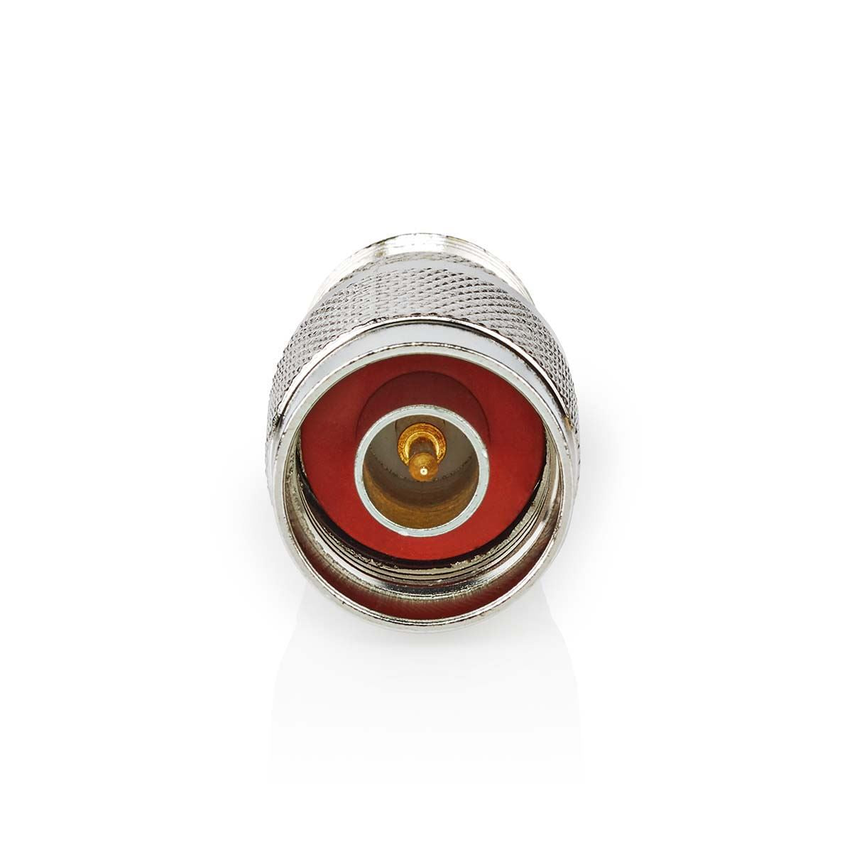 Nedis Satellite & Antenna Adapter | N Male | PL259 Female | Nickel Plated | 75 Ohm | Straight | Metal | Silver | 10 pcs | Envelope