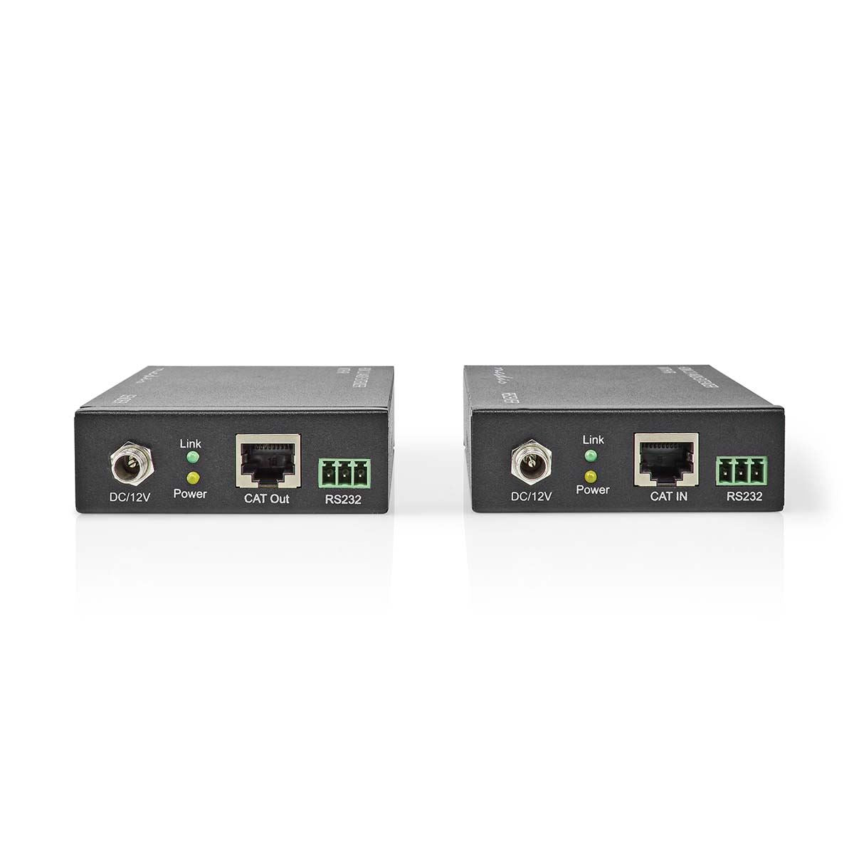 Nedis HDMI™ Extender | Over Cat6 | up to 60.0 m | 4K@60Hz | 18 Gbps | Metal | Anthracite