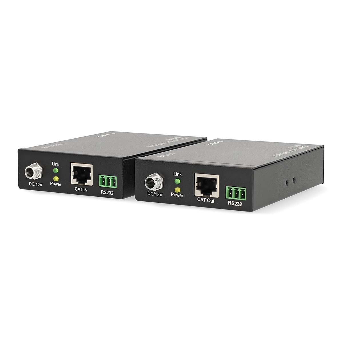 Nedis HDMI™ Extender | Over Cat6 | up to 60.0 m | 4K@60Hz | 18 Gbps | Metal | Anthracite