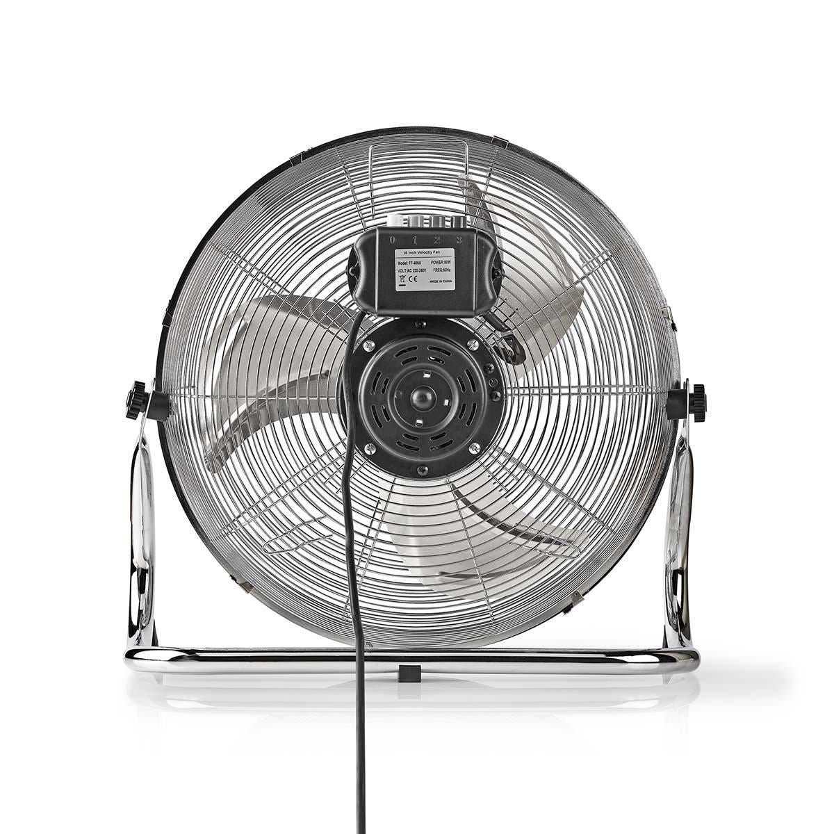 Nedis Floor Fan | 400 mm | 3-Speed | Tiltable | Metal