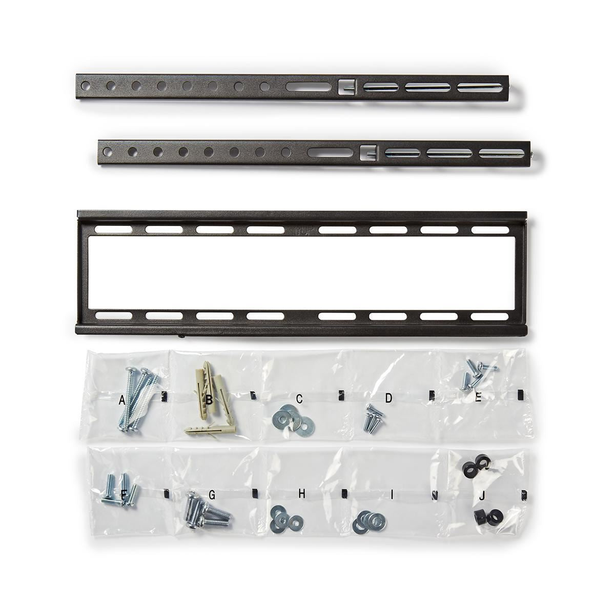 Nedis Fixed TV Wall Mount | 23 - 55 " | Maximum supported screen weight: 35 kg | Minimum wall distance: 23 mm | Steel | Black