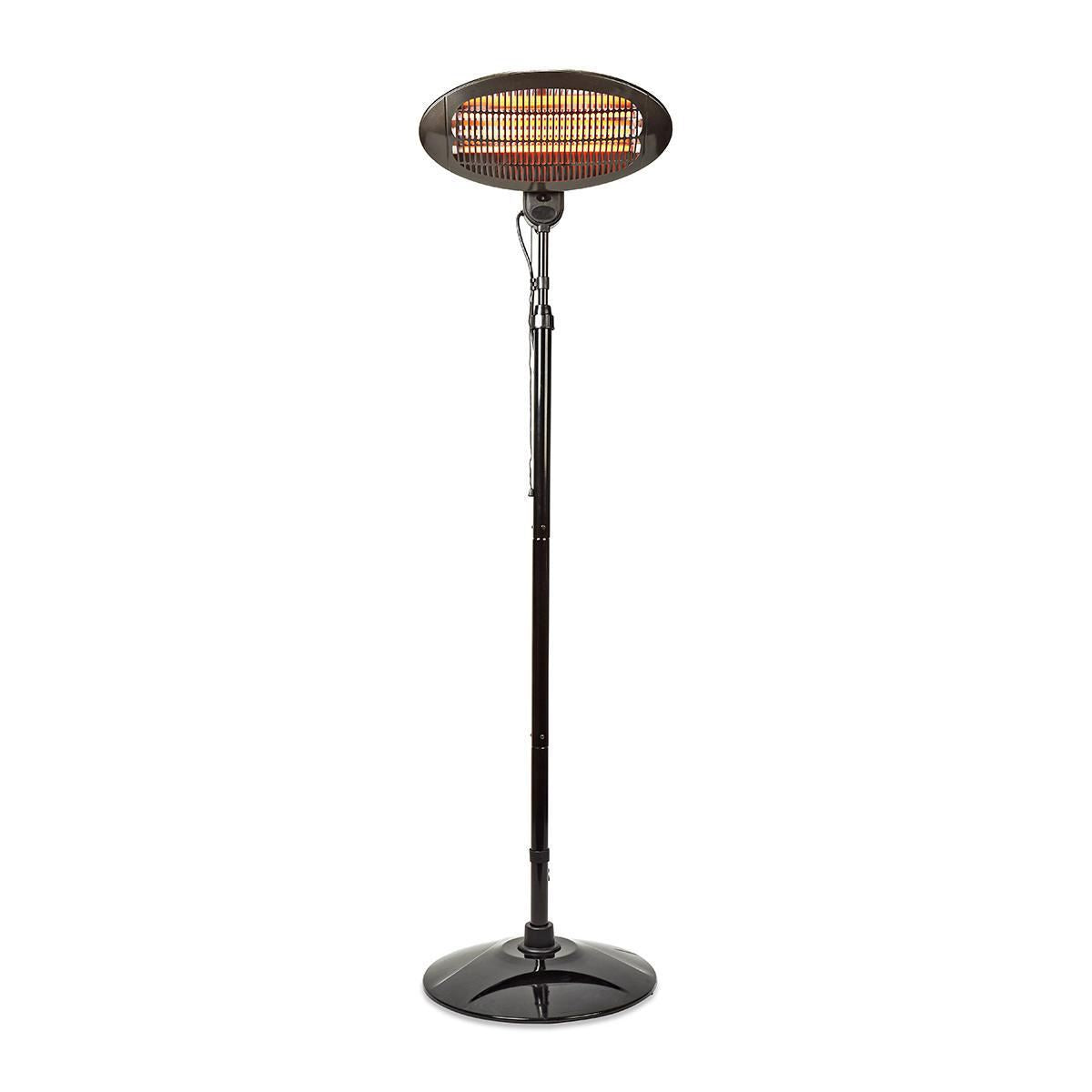 Nedis Patio Heater | 2000 W | 3 Heat Settings | Fall over protection | IP34 | Black