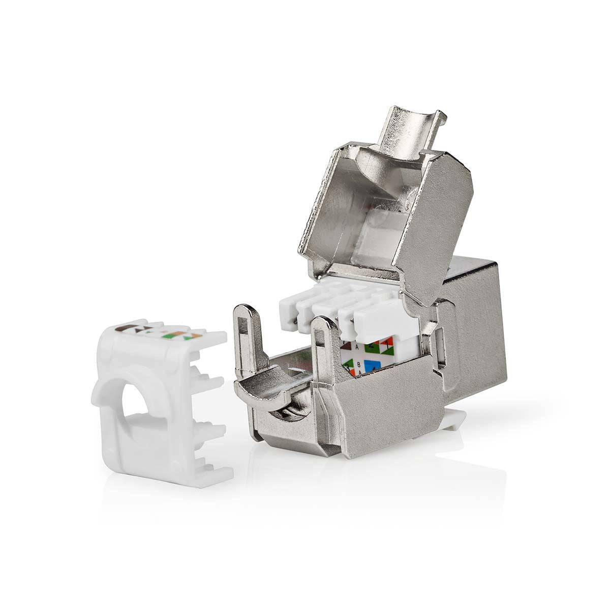 Nedis Keystone | CAT7 | RJ45 Female | S/FTP | Metal | Box