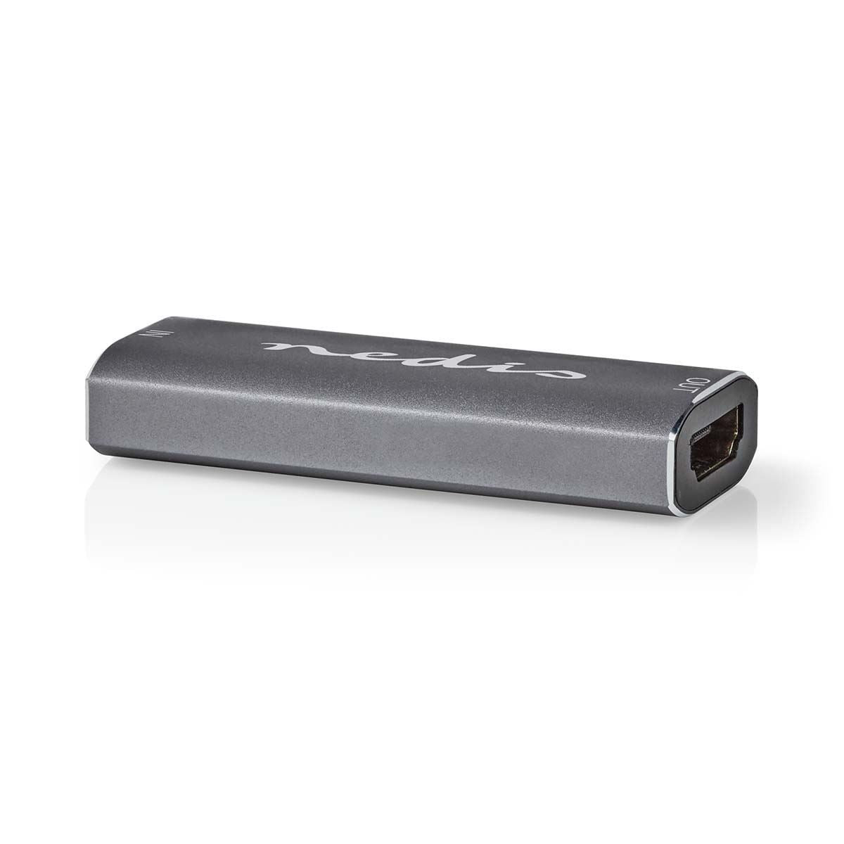 Nedis HDMI™ Repeater | 25.0 m | 8K@60Hz | 48 Gbps | Aluminium | Anthracite