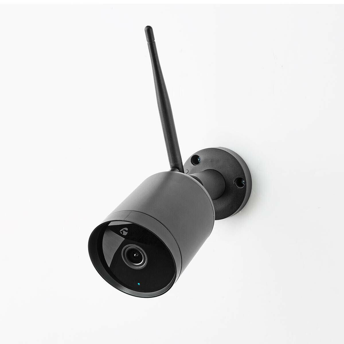 Nedis SmartLife Outdoor Camera | Wi-Fi | Full HD 1080p | IP65 | Cloud Storage (optional) / microSD (not included) | 12 V DC | With motion sensor | Night vision | Black