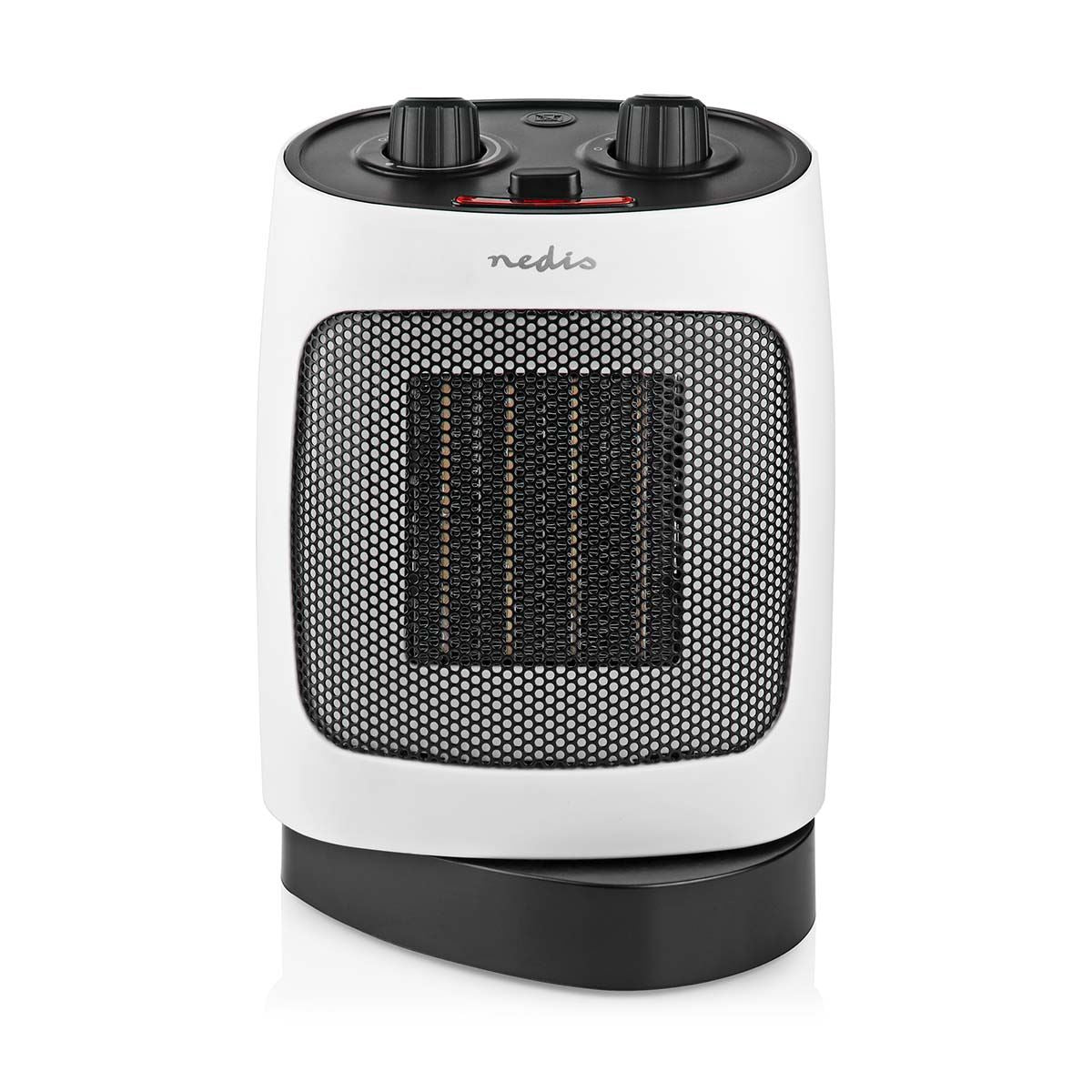 Nedis Ceramic PTC Fan Heater | 1000 / 2000 W | 2 Heat Modes | Adjustable thermostat | Rotates automatically | Overheating protection | Fall over protection