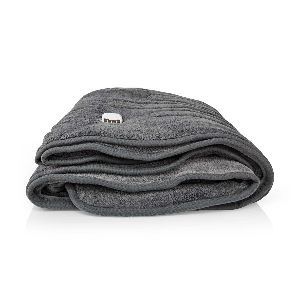 Nedis Electric Blanket | Overblanket | 1 Person | 200 x 180 cm | 9 Heat Settings | Washable | Overheating protection | Digital control | Fleece