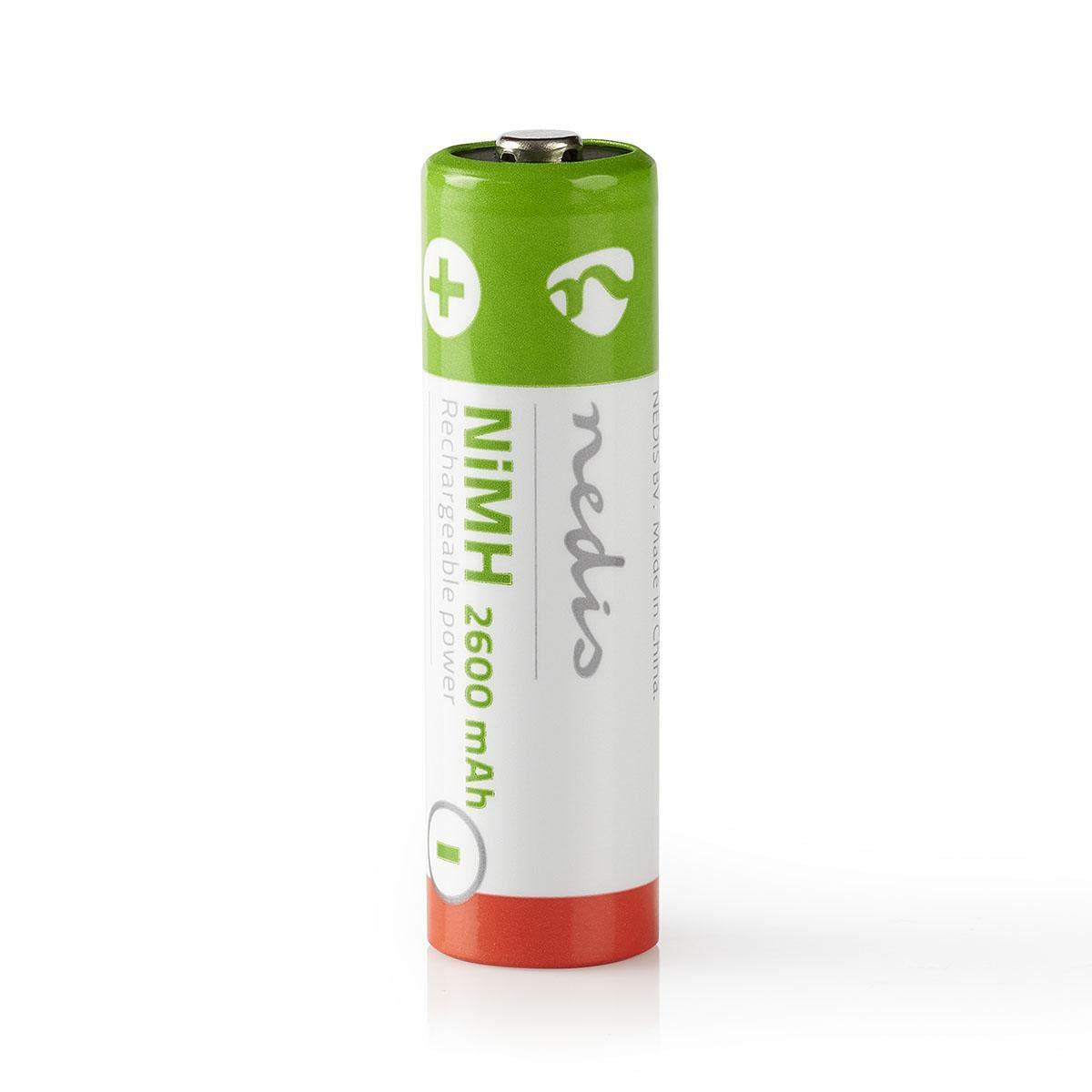 Nedis Rechargeable NiMH Battery AA | 1.2 V DC | 2600 mAh | 4-Pack