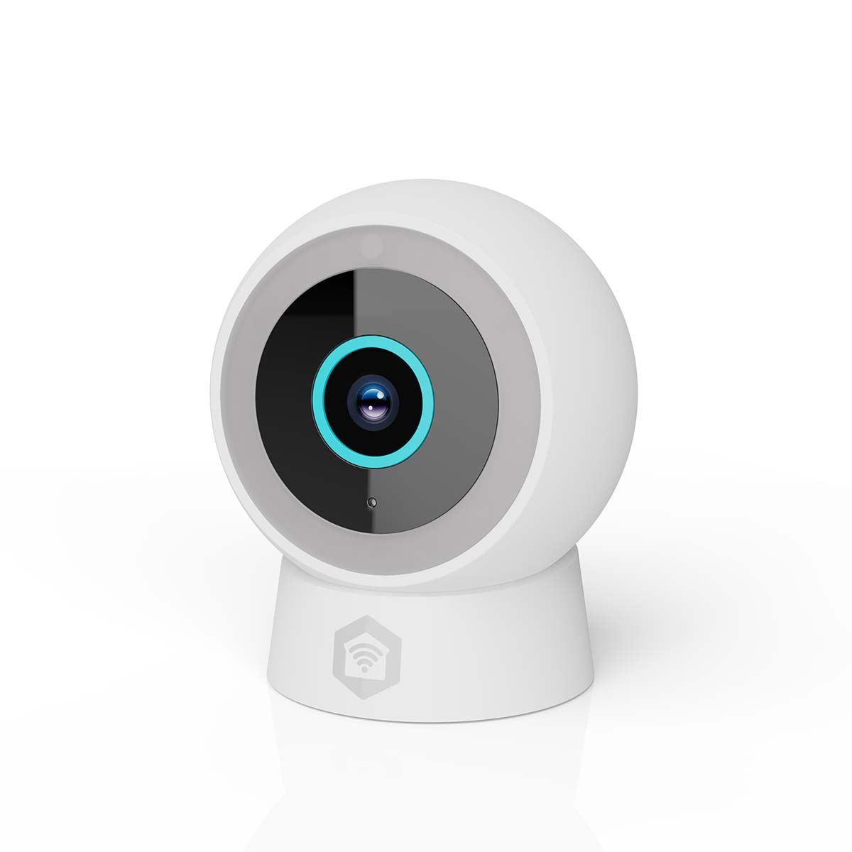 Nedis SmartLife Outdoor Camera | Wi-Fi | Spotlight | 3MP Full HD 1296p | IP65 | Cloud Storage (optional) / microSD (not included) / Onvif | 5 V DC | With motion sensor | Night vision | White