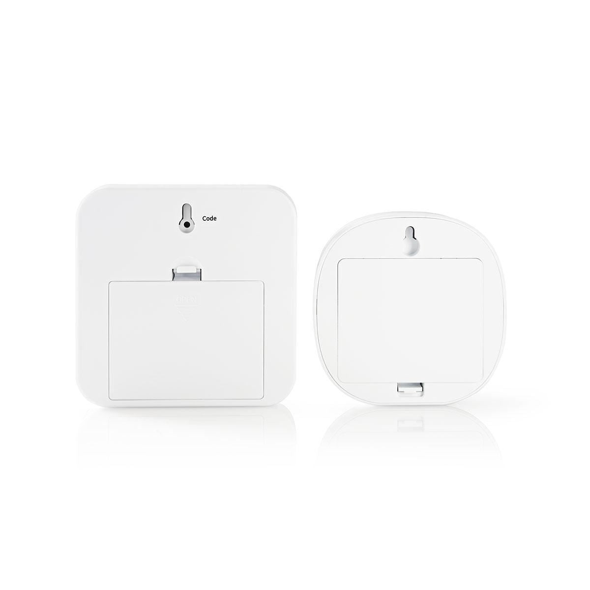 Nedis Motion Detection Alarm | Battery Powered | 6x AA/LR6 | 85 dB | Detector range: 6 m | Wall | Blue / White