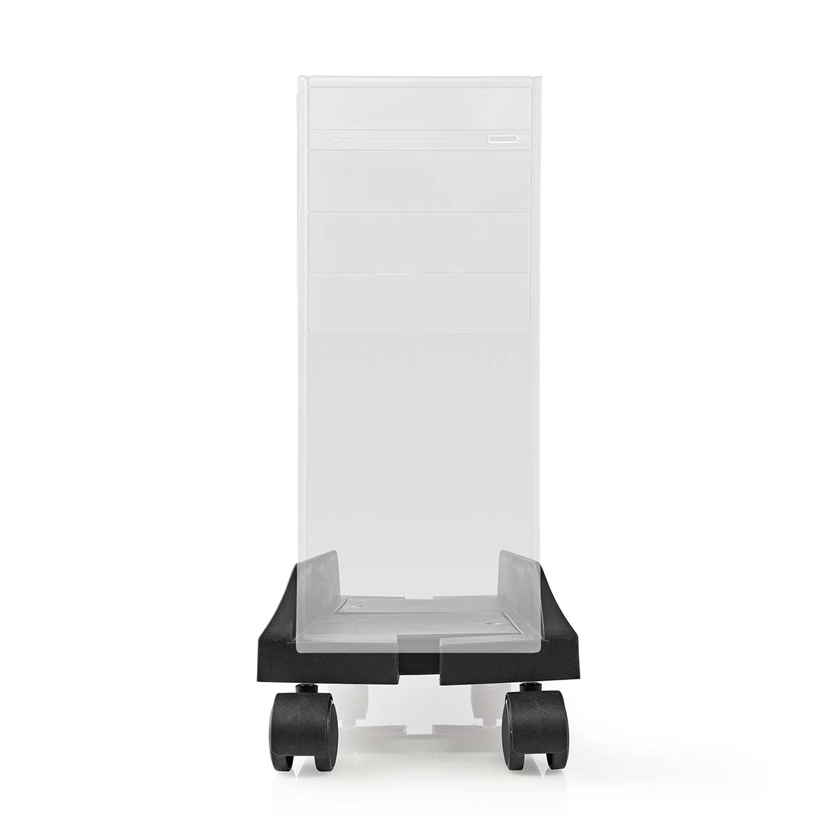 Nedis Computer Trolley | Adjustable Width / Full Motion | 14.5 - 24.2 cm | 20 kg | Metal / Plastic | Black