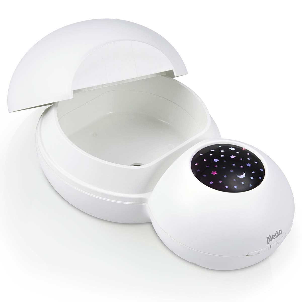 Alecto Nursery Childrens Humidifier and Light Projector | White