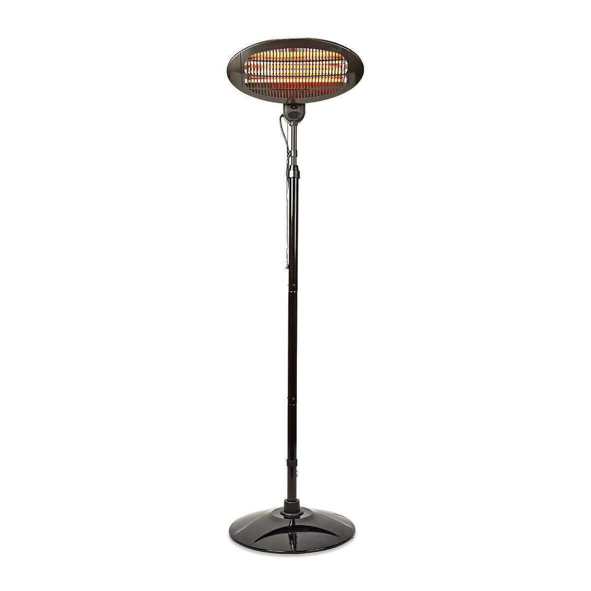 Nedis Patio Heater | 2000 W | 3 Heat Settings | Fall over protection | IP34 | Black