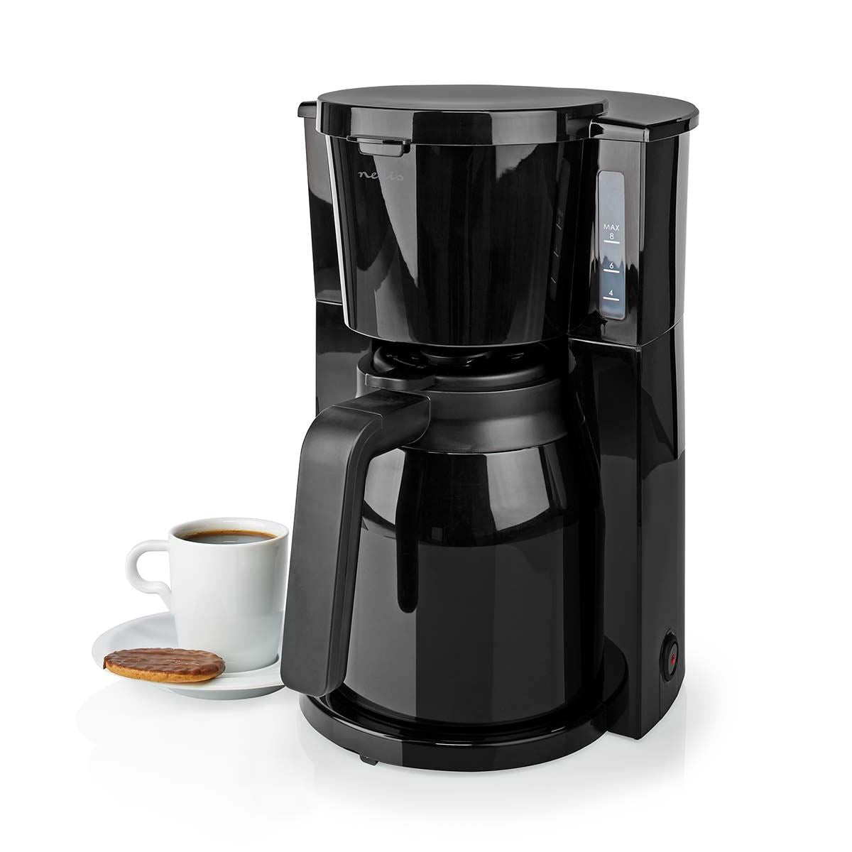Nedis Coffee Maker | Filter Coffee | 1.0 l | 8 Cups | Black