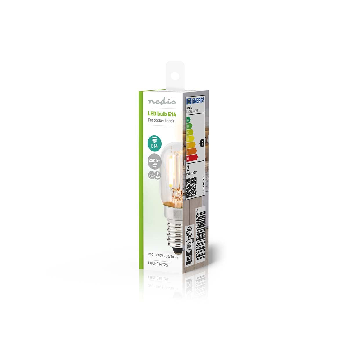 Nedis Cooker Hood Bulb | LED | E14 | 2 W | T25