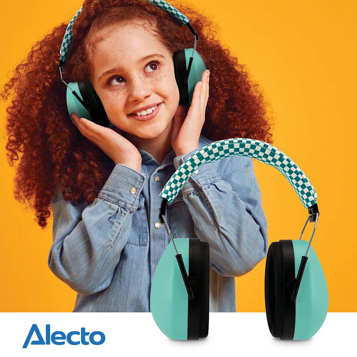 Alecto Earmuff Noise Suppressors | Sensory Overload Protection | for kids Green