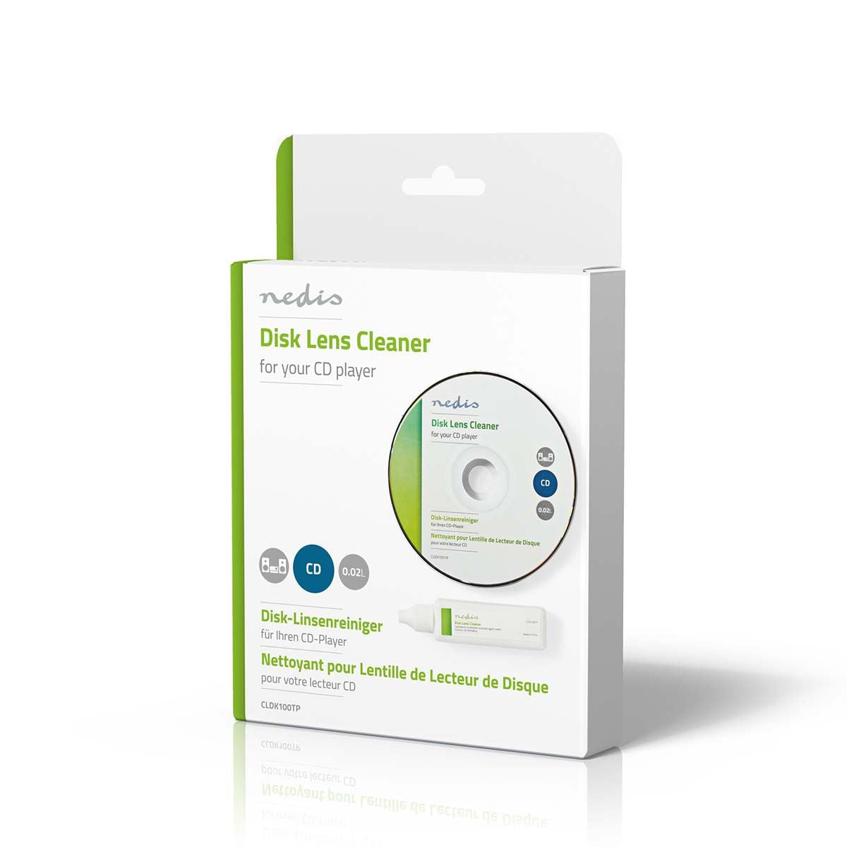 Nedis Disc Lens Cleaner | Cleaning Disc | 20 ml | CD Player
