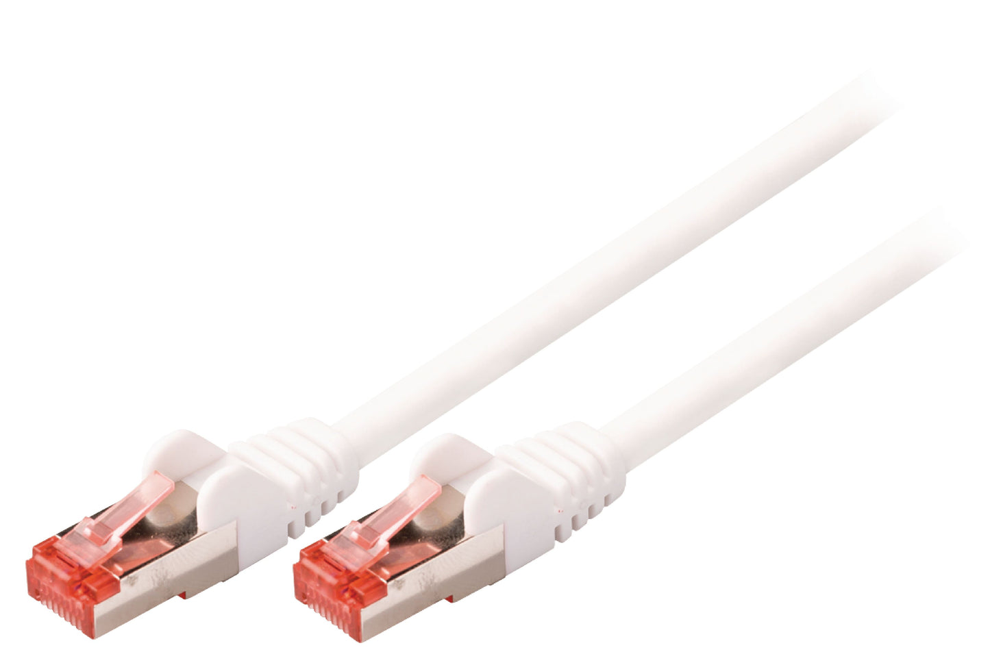 Nedis CAT6 Network Cable | RJ45 Male | RJ45 Male | S/FTP | 0.50 m | Round | LSZH | White | Label